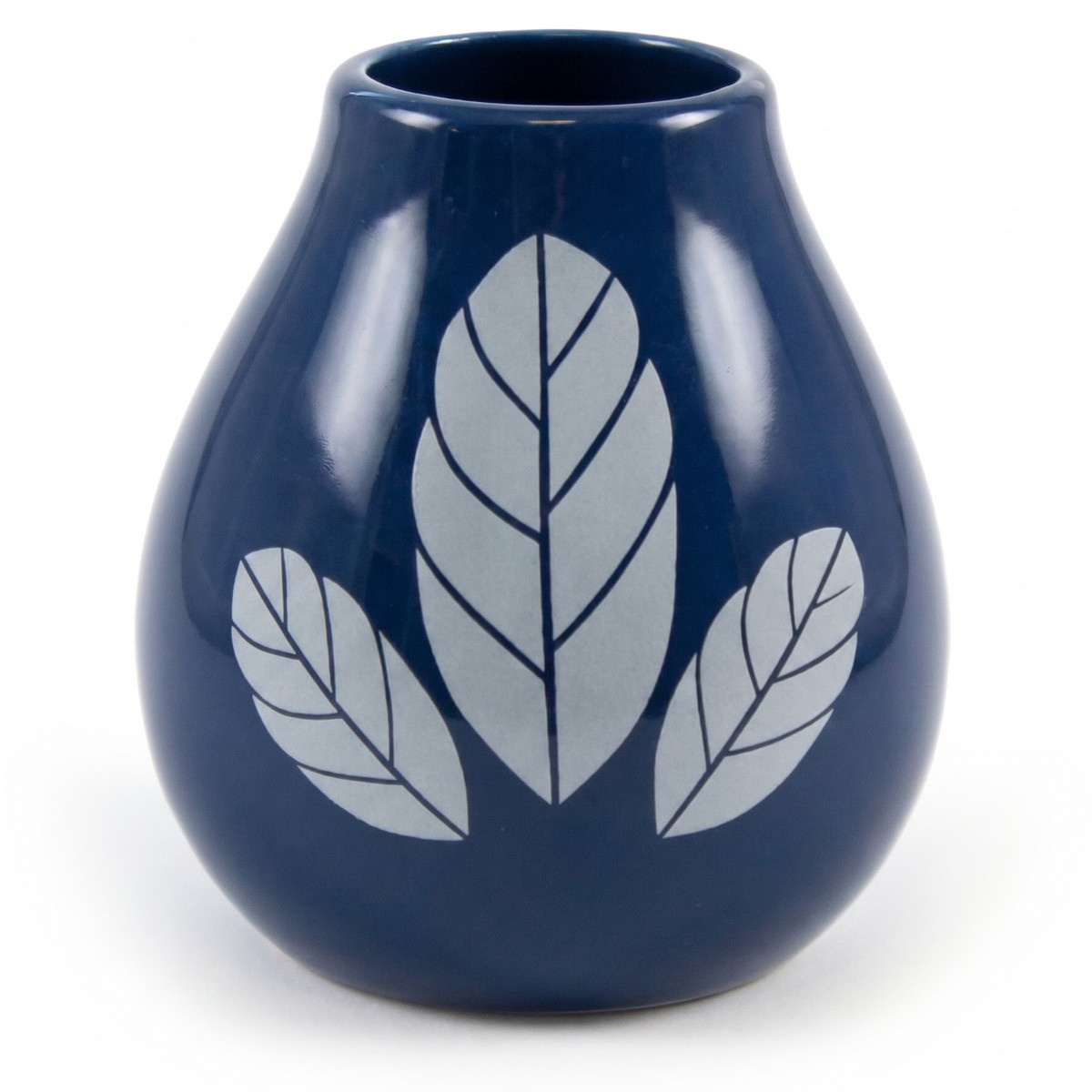Matero Ceramiczne naczynie do yerba mate Luka Hoja Dark Blue, 0.05 kg