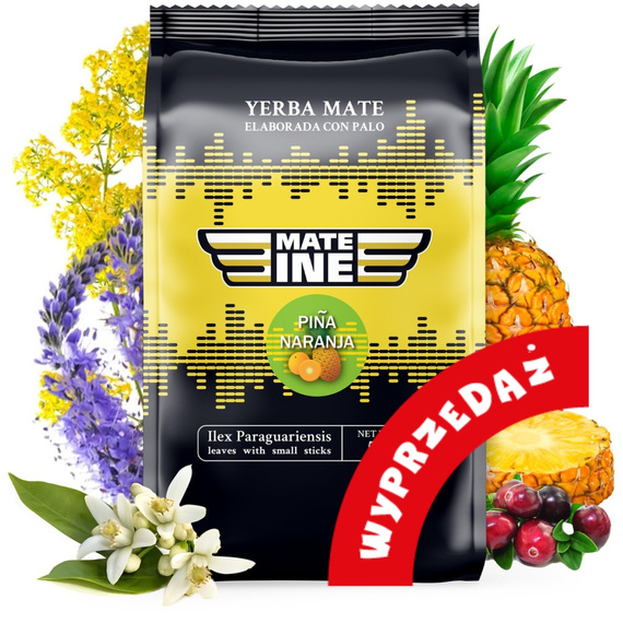 WYPRZEDAŻ - Yerba Mate Mateine Pina Naranja 500g
