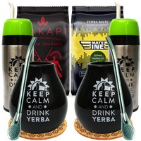 Zestaw Yerba Mate 2x 500g Yerbomos tykwa bombilla