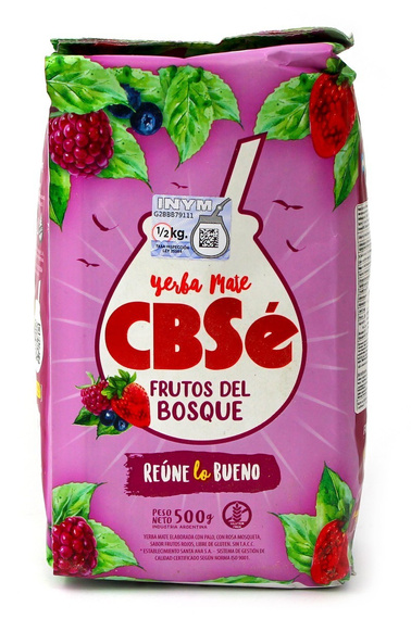 WYPRZEDAŻ CBSe Frutos Del Bosque Yerba Mate 500g - uszkodzone opakowanie