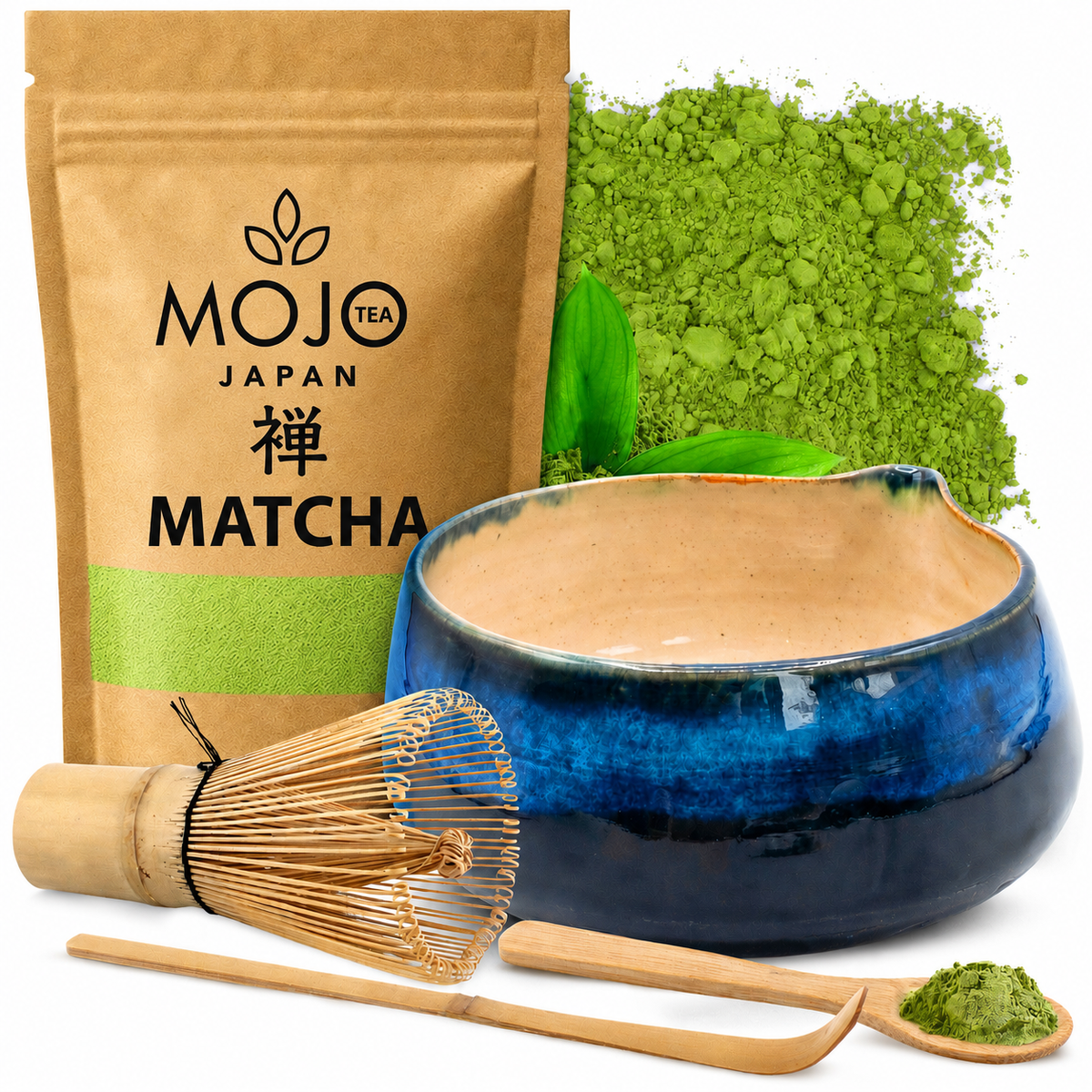 ZESTAW PREZENTOWY 5 SZT DO HERBATY MATCHA JAPAN ZESTAW PARZENIA ŁYŻKA, 0.4 kg