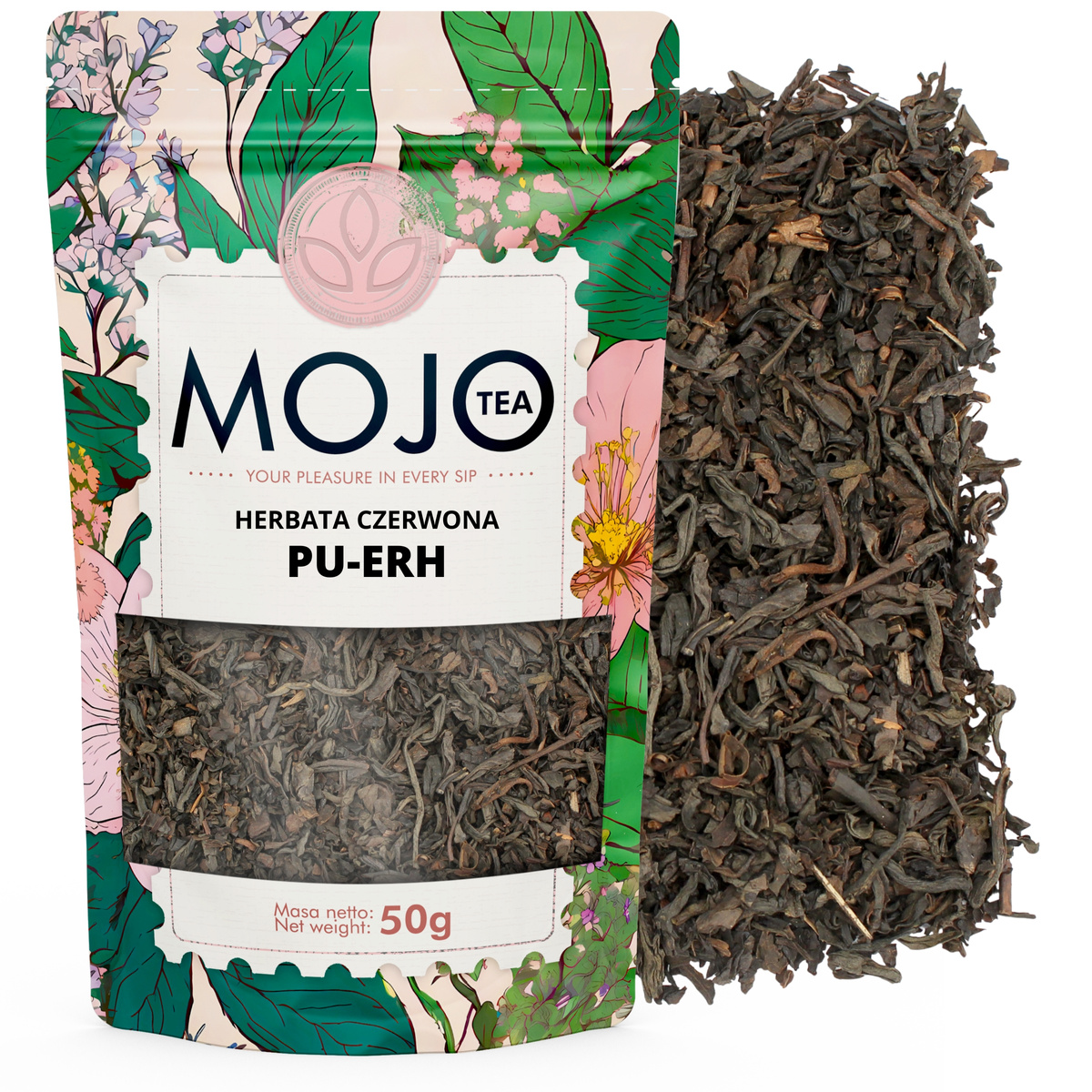 Herbata Mojo Tea Pu-erh czerwona 50 g, 0.05 kg