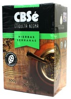 Yerba Mate CBSe Etiqueta Negra Hierbas Serranas 500g