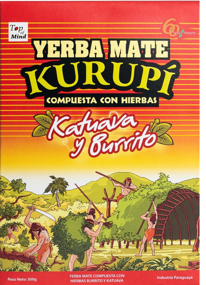 Yerba Mate Kurupi Katuava y Burrito 500g - zioła catuaba i burrito