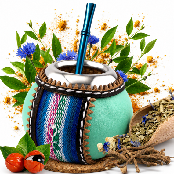 Yerba Mate Vakapi Mas Inteligente 500g Tykwa Capybara Bombilla Zestaw