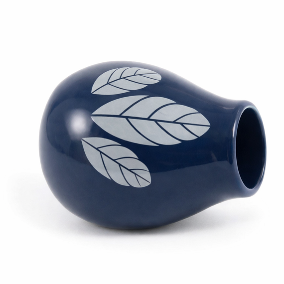 Matero Ceramiczne naczynie do yerba mate Luka Hoja Dark Blue