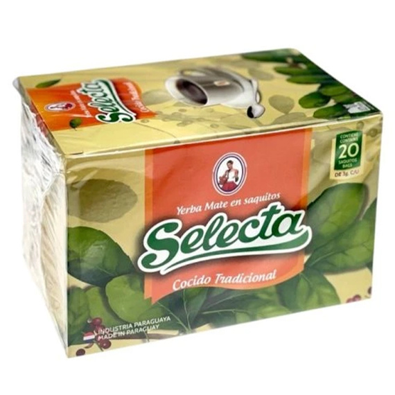 Yerba Mate Selecta Cocido Tradicional 20x3g w saszetkach