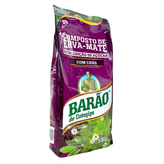 Yerba Mate Barao Com Chas Teas compound 500g Chimarrao