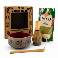 Ceramiczny Zestaw Matcha Tea Set Handmade w pudełku na prezent