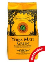 WYPRZEDAŻ - Yerba Mate Green LAS FLORES 400 g - lekko uszkodzone opakowanie