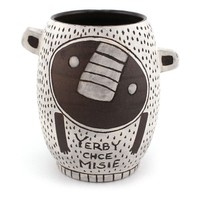 Matero ceramiczne z uszami "Yerby chce misie" białe - pojemność ok 280 ml