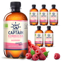 Captain Kombucha Raspberry 6x 400ml