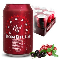 Napój Yerba Mate Bombilla Red gazowany ZGRZEWKA 12x330 ml 