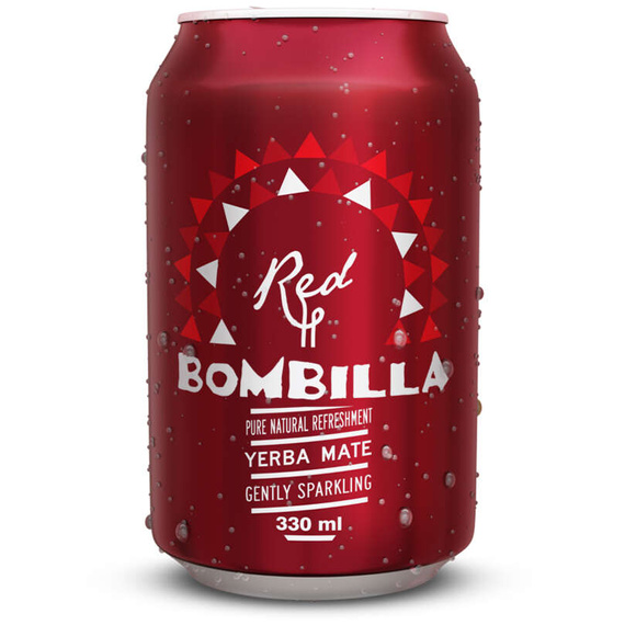 Napój Yerba Mate Bombilla Red gazowany 330 ml
