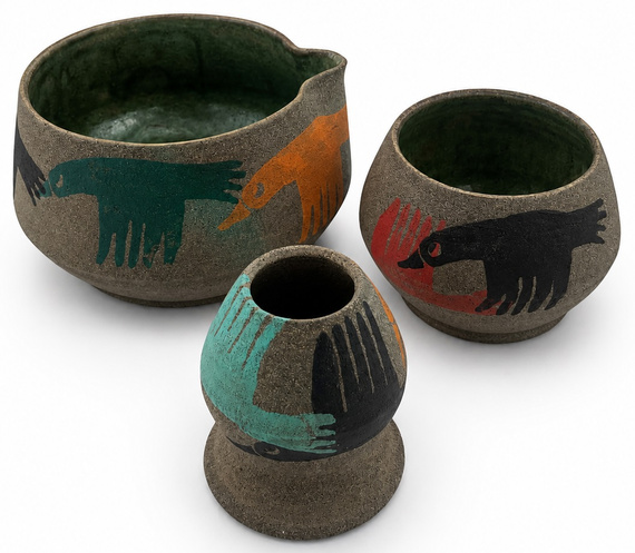 Zestaw Matcha Tea Set z ceramicznymi akcesoriami handmade w pudełku na prezent