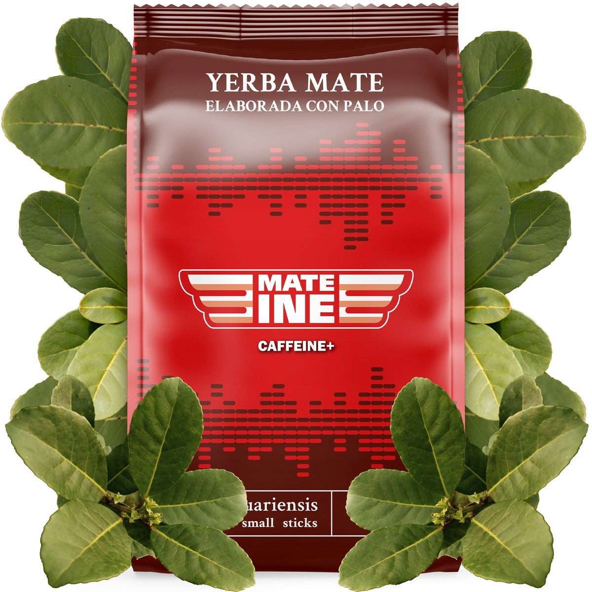 Yerba Mate Mateine Caffeine+ Mega Moc paragwajska, dymna 500g, 0.05 kg