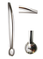 Bombilla REDONDO Erva Larga 23 cm do miałkiej yerba mate chimarrao