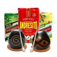 Zestaw Dwojga Yerba Mate Sinceridad 2x500g Andresito 1Kg Naturalne Tykwy