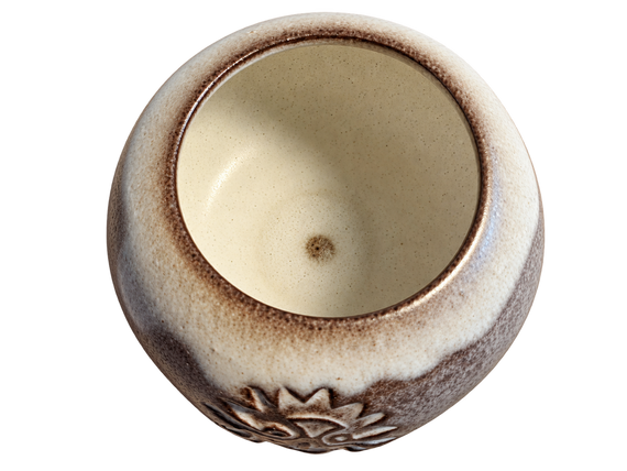 Naczynko do yerba mate "Sol" toczone na kole, ceramika handmade 250ml