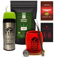 Zestaw Yerba Mate 500g Organic Energia + Yerbomos
