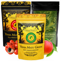 Yerba Mate Green Cannabis Mango Guarana 3x 500g