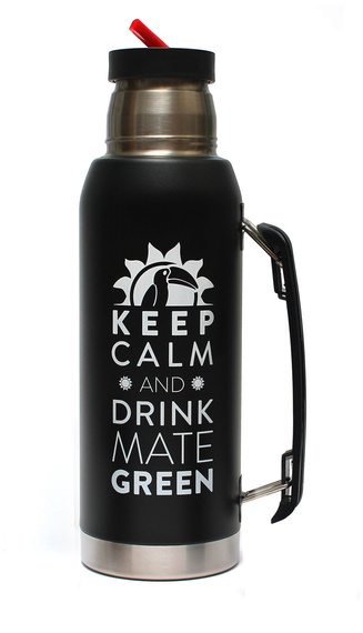 Termos Largoinox Black 1l z logo