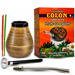 Zestaw Yerba Mate COLON COMPLETO 500g + Matero Ceramiczne Miodowe + Bombilla Amazonca + Termometr