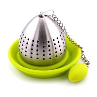 Zaparzacz do herbaty, yerba mate, ziół Stożek na łańcuszku