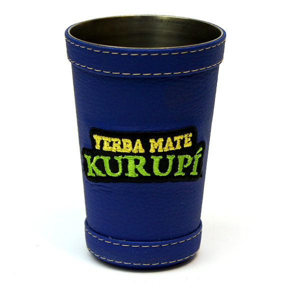 Matero Guampa Kurupi do Yerba Mate Terere ~220 ml - Granatowa
