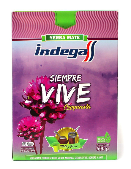 Yerba Mate INDEGA SIEMPRE VIVE