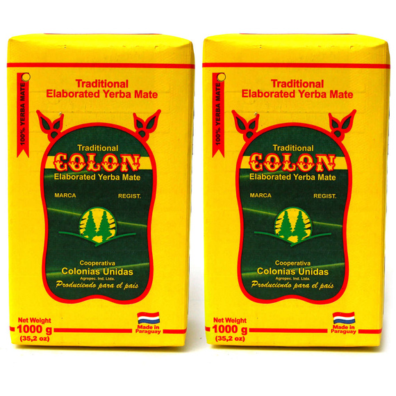 Yerba Mate COLON Traditional 2kg tradycyjna paragwajska TANIEJ!