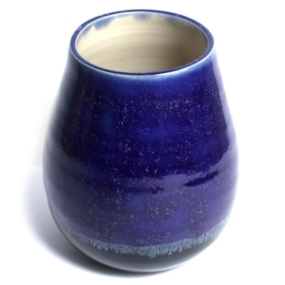 Matero ceramiczne toczone na kole "Sierpniowa Noc" ok. 330 ml