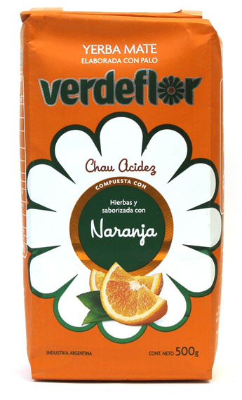 Zestaw Yerba Mate Verdeflor Naranja Tykwa bombilla