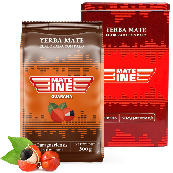 Yerbera Puszka Mateine Guarana 500 g w puszce