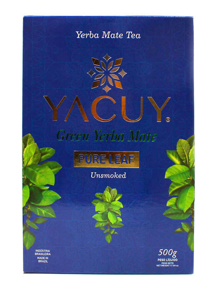 WYPRZEDAŻ - Yerba Mate Yacuy Pure Leaf Premium Vacuum 500g - uszkodzone opakowanie zewnętrzne (pudełko)