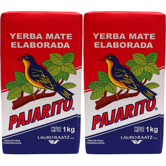 Yerba Mate Pajarito Elaborada Con Palo 2x 1kg 2kg