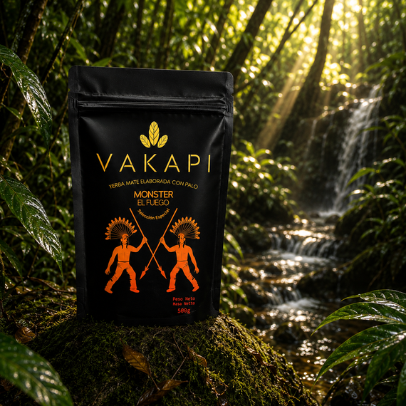 Yerba Mate Vakapi Monster El Fuego 500g Seleccion Especial MOCNA