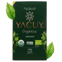 Yerba Mate Chimarrao  ORGANICA Yacuy Erva Mate Verde Green 500g