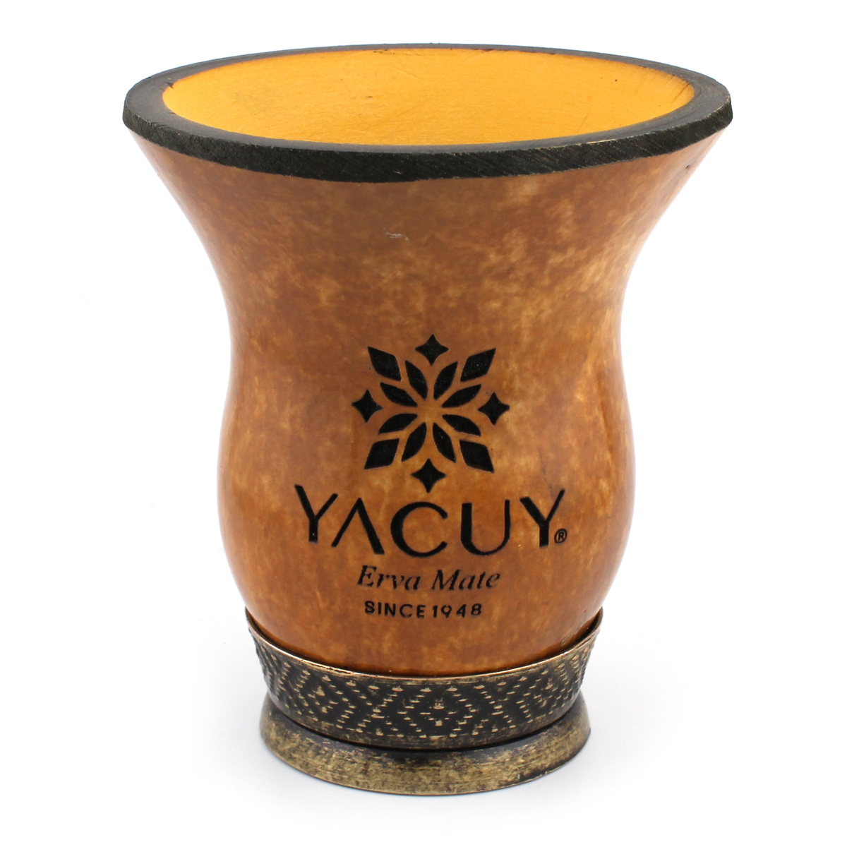 Yacuy Porongo Natural 200-300 ml - ze złotą podstawką, 0.1 kg