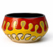 Ceramiczny zestaw do przygotowania herbaty Matcha - Miseczka i Podstawka pod Chasen "Papuzie pióro"
