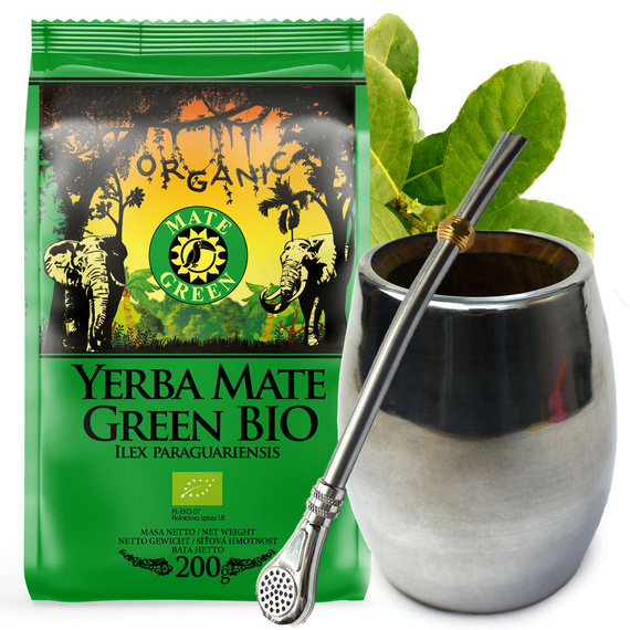 Zestaw Yerba mate 100% Organiczna MOC be safe Akcesoria