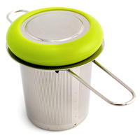 Zaparzacz do herbaty, ziół, yerba mate z rączką i pokrywką