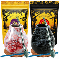 Zestaw Yerba Mate Guarana Energia Premium Wild Bayas 1kg + akcesoria dla dwojga -47% TANIEJ!