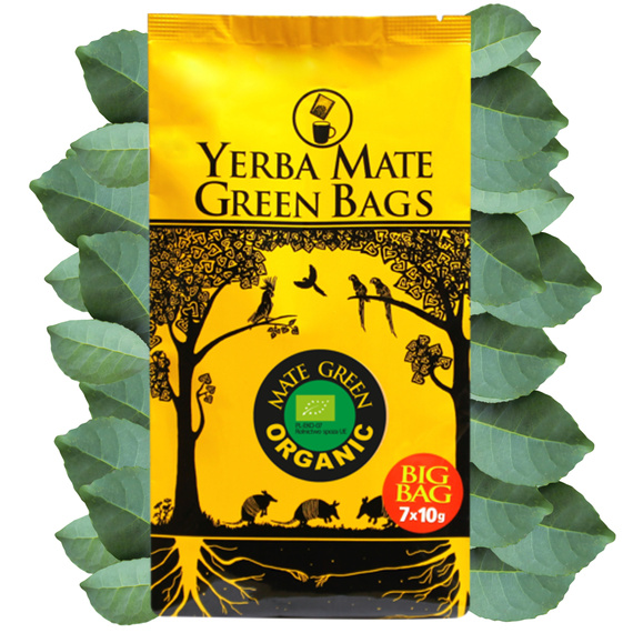 Yerba Mate Green ORGANIC BIG BAG Cocido Saszetki 7x10 g