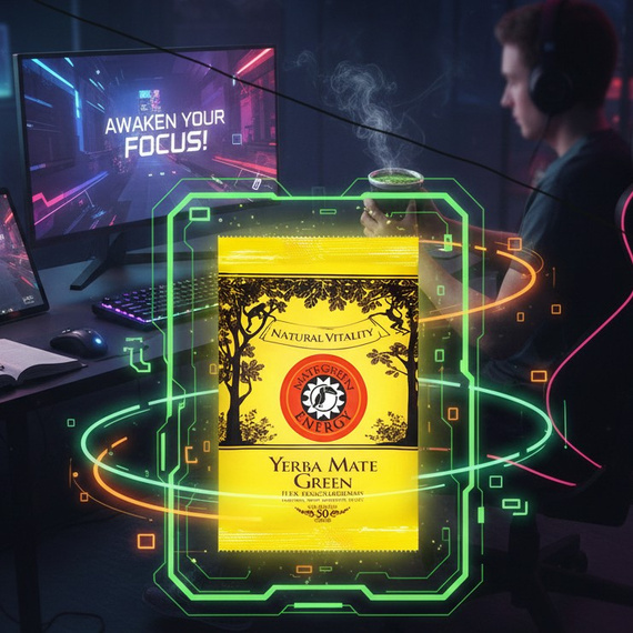 Yerba Mate Green ENERGY - Energia dla GRACZY i nie tylko!