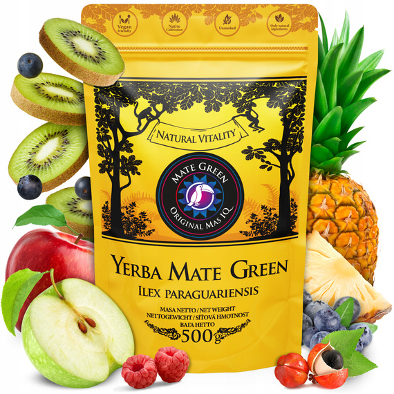 Zestaw Yerba Mate Green Mas IQ Sin Humo YerbomoX i TermoMatePRO 500g 0,5kg