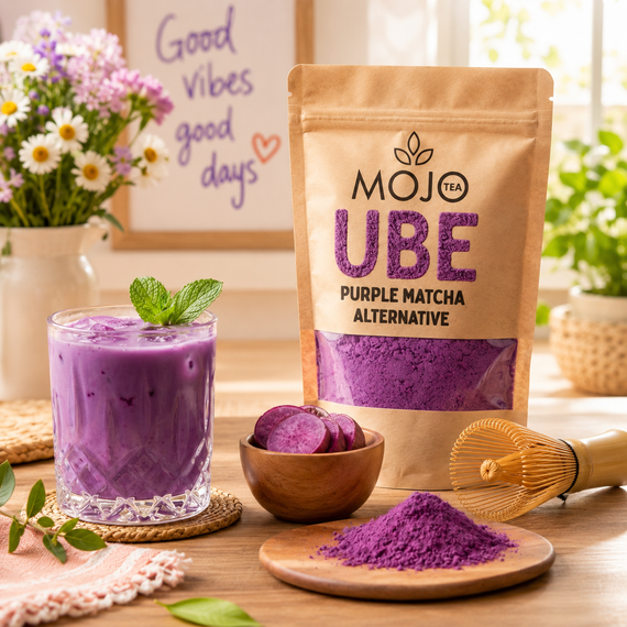 PURPLE MATCHA Alternative MOJO TEA Ube w proszku Sproszkowane