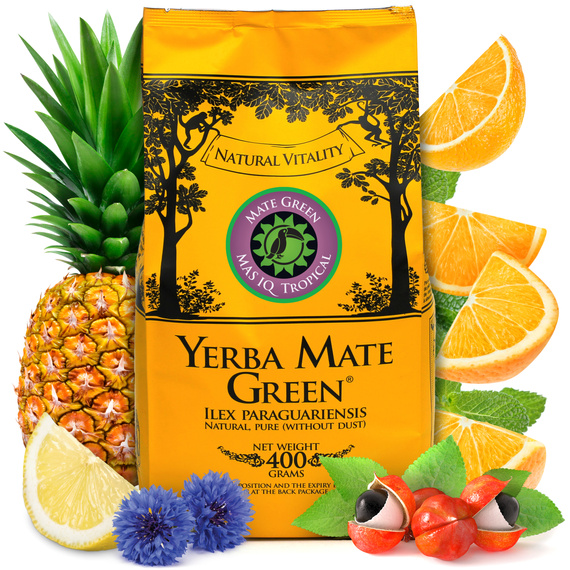 Yerba Mate Green MAS IQ Tropical 