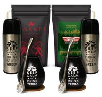 Zestaw Yerba Mate 2x 500g Yerbomos tykwa bombilla