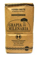 Yerba Mate Grapia Milenaria Elaborada con Palo 500 g argentyńska, rzemieślnicza